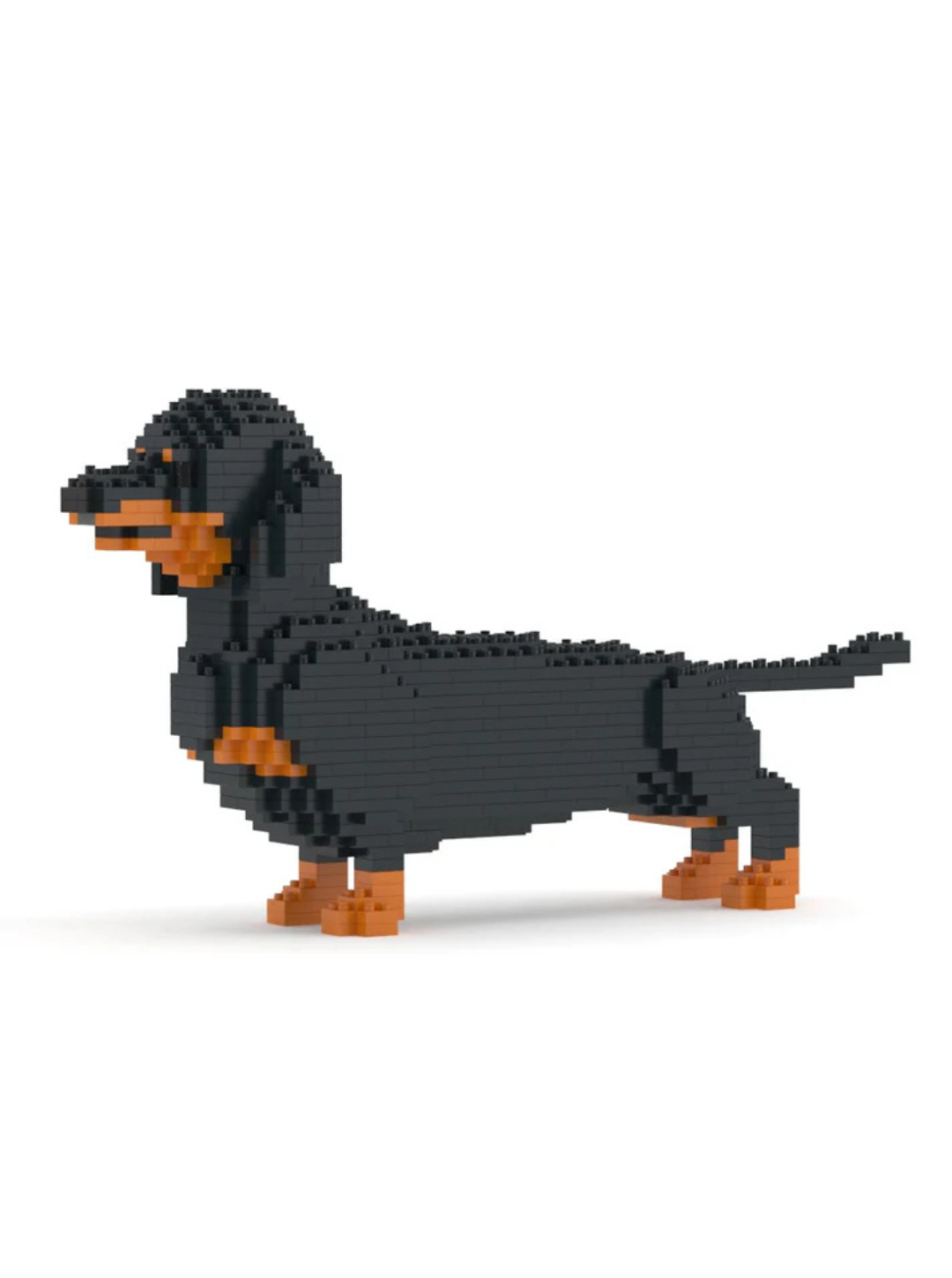 Dachshund 02S-M01 Building Block Model – Realistic Dog Construction Set | Jekca