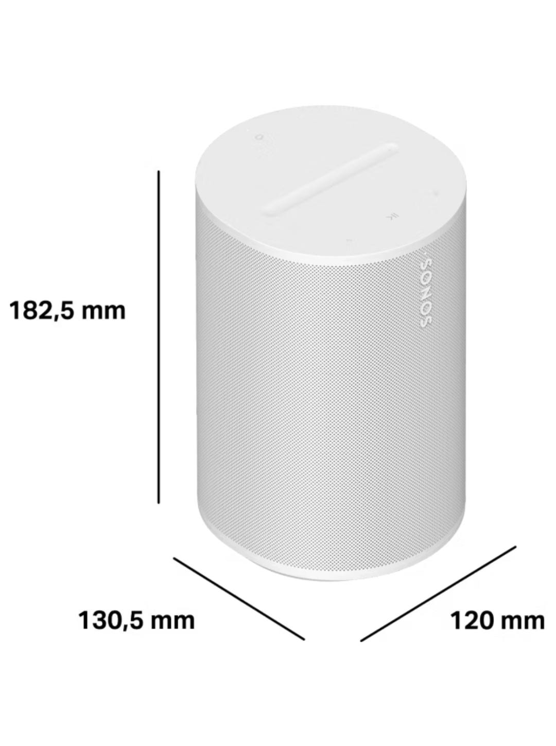 Era 100 White – Speaker Smart Stereo Wi-Fi, Bluetooth & Multiroom | Sonos
