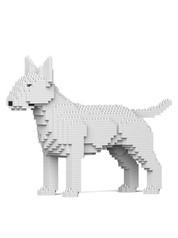 English Bull Terrier 01-M03 Building Block Model – Realistic Dog Construction Set | Jekca