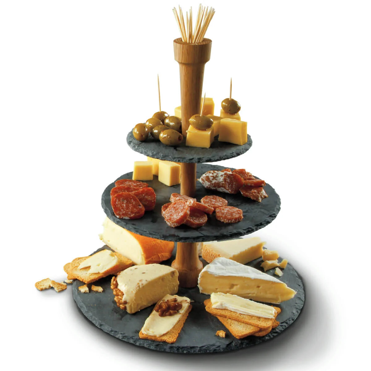 Party Tower – Alzata a 3 Livelli per Aperitivi | BOSKA