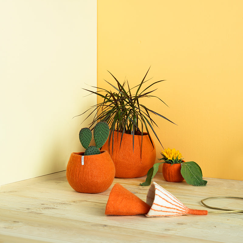 Flower Pot 16 M – Vaso in lana impermeabile design | Aveva
