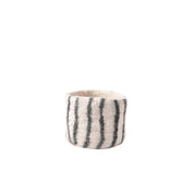 Flower Pot 25 Thin-Stripes – Vaso in lana impermeabile design | Aveva