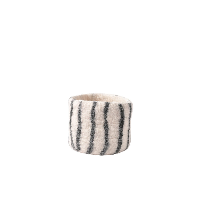 Flower Pot 25 Thin-Stripes – Vaso in lana impermeabile design | Aveva