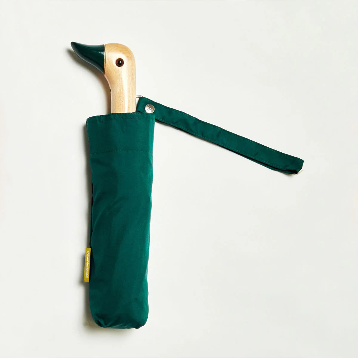 Ombrello Duck Head | Eco‑friendly Compact Umbrella | Verde