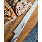 Global G‑9 Bread Knife 22 cm | Coltello da Pane Dentato CROMOVA‑18