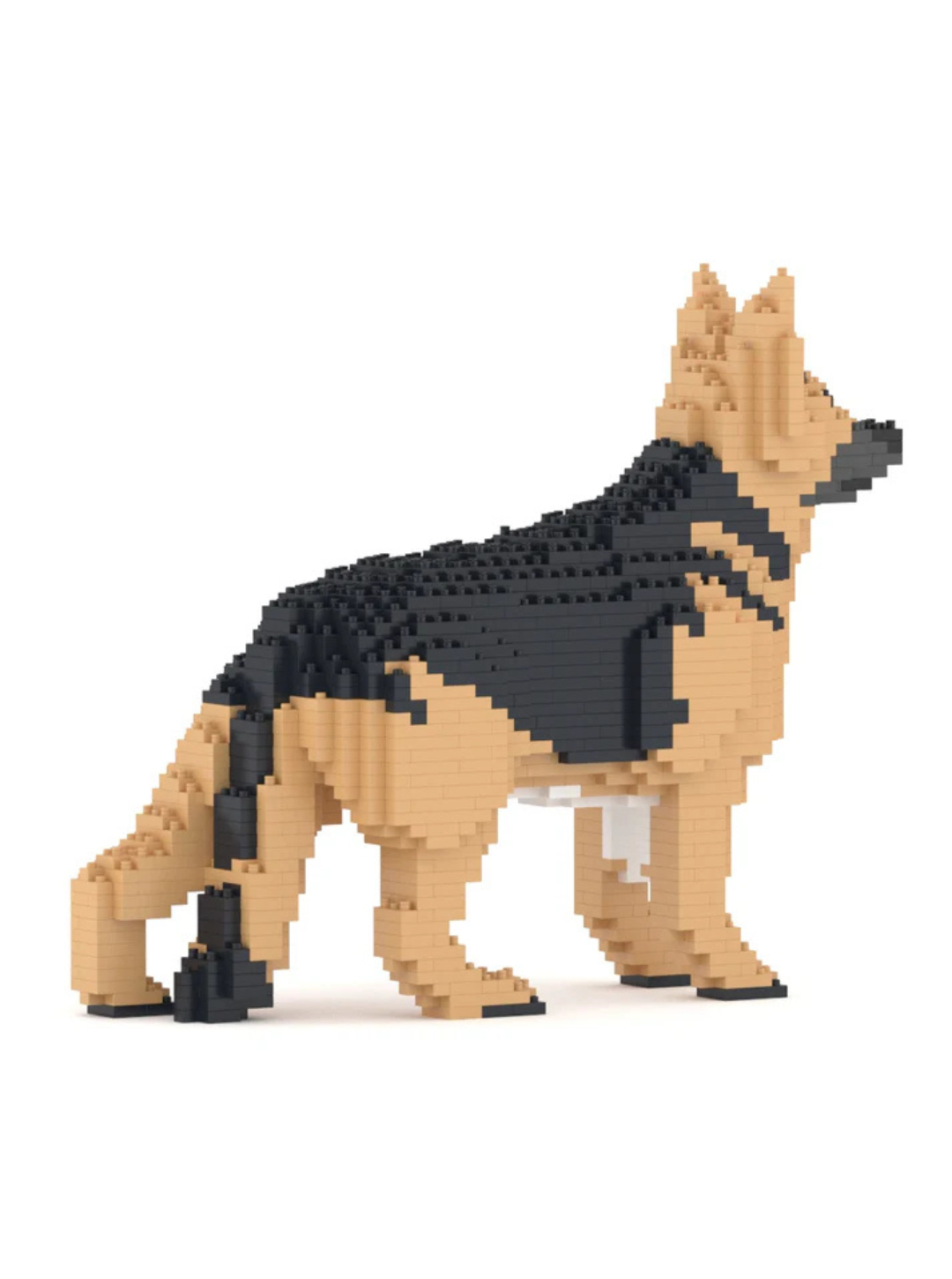 German Shepherd 01S-M01 Building Block Model – Realistic Dog Construction Set | Jekca