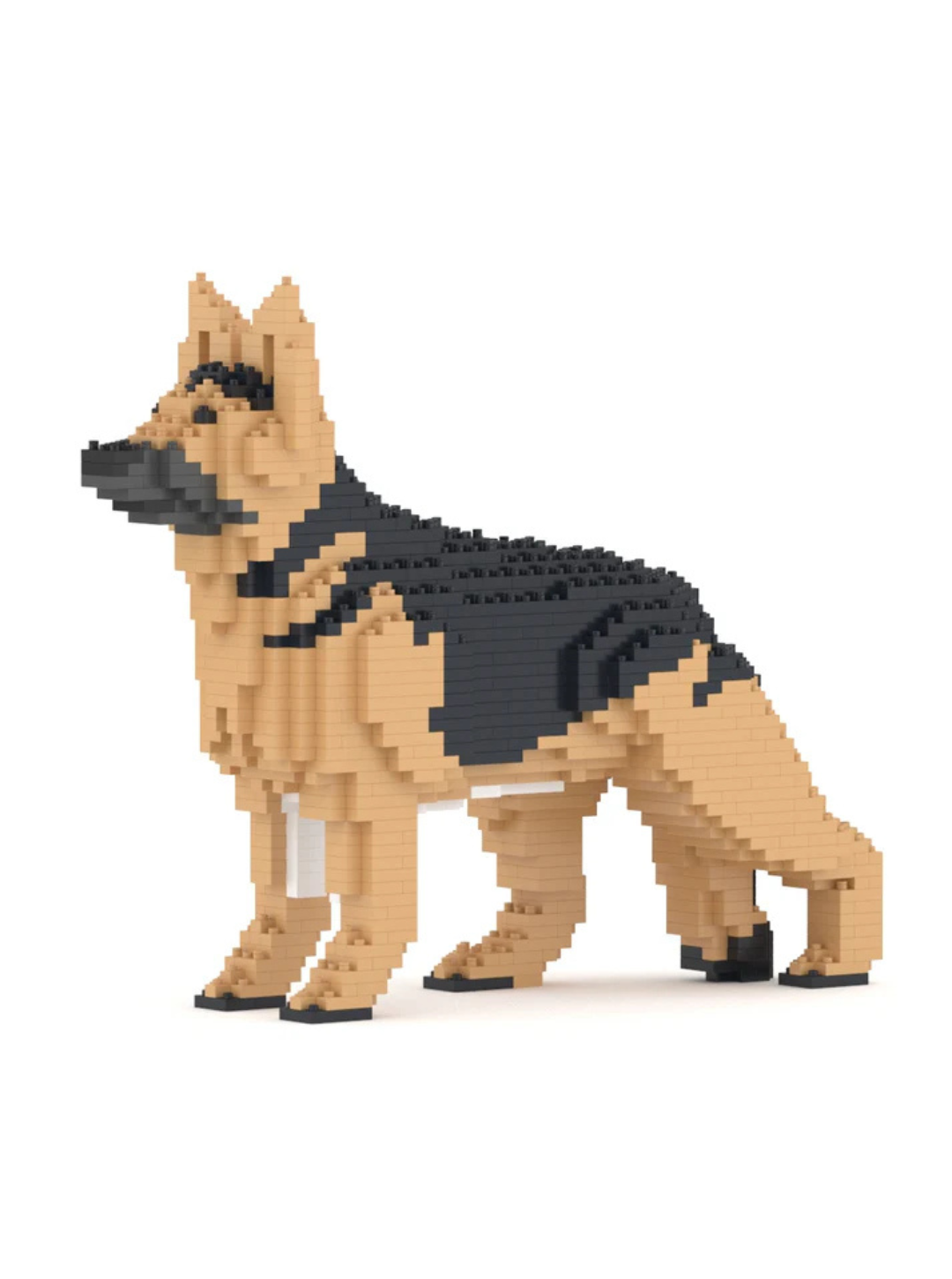 German Shepherd 01S-M01 Building Block Model – Realistic Dog Construction Set | Jekca