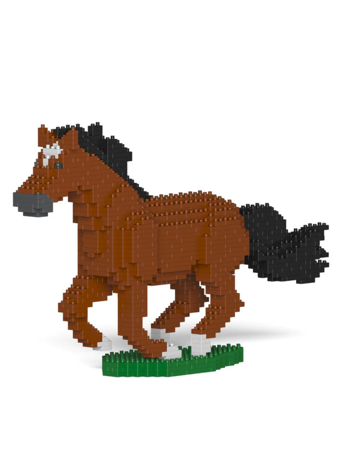 Horse 01-M01  Building Block Model – Realistic Construction Set | Jekca