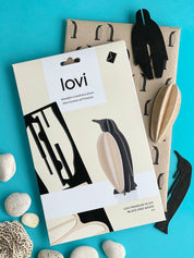 Lovi Penguin – Pinguino Decorativo in Legno Black | Lovi
