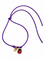 Bracciale Filo Magico Coccinella Portafortuna – Braccialetto con Charm, Idea Regalo Disponibile in 10 Colori | Keep Out