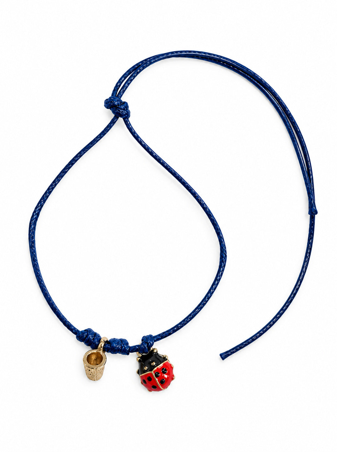 Bracciale Filo Magico Coccinella Portafortuna – Braccialetto con Charm, Idea Regalo Disponibile in 10 Colori | Keep Out