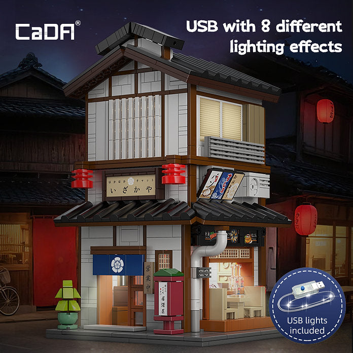 Japanese Street Scene - Yakitori Izakaya – Set costruzioni giapponese 1195pz.| CaDA