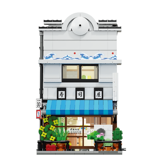 Japanese Sushiya Shop 1685pz.  – Set costruzioni sushi bar | CaDA
