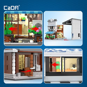 Japanese Sushiya Shop 1685pz.  – Set costruzioni sushi bar | CaDA