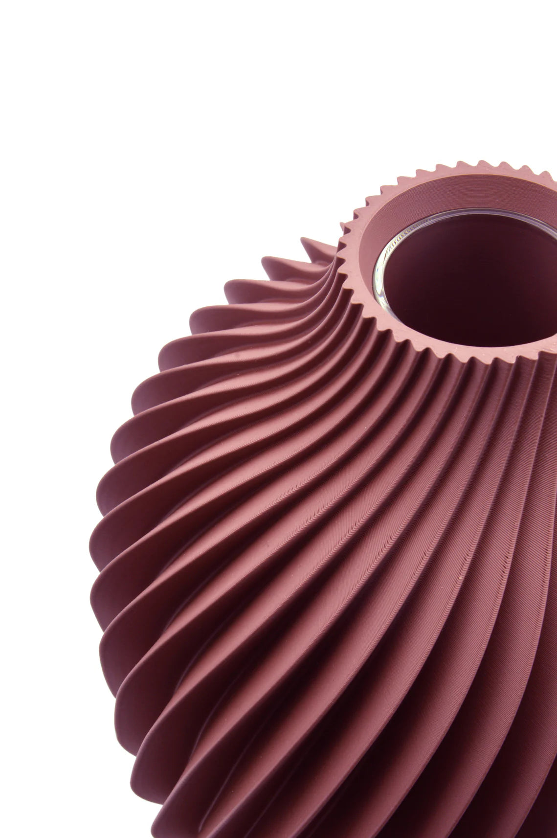 KIVAN Borgogna S – Vaso portafiori a spirale | Yliaca
