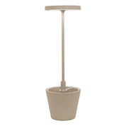 Zafferano Poldina Reverso – Lampada da tavolo LED ricaricabile, design moderno