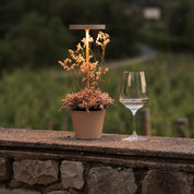 Zafferano Poldina Reverso – Lampada da tavolo LED ricaricabile, design moderno