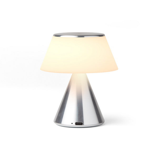 Lexon Luma M – Lampada LED portatile ricaricabile RGB, design moderno
