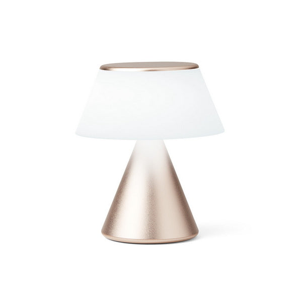 Lexon Luma M – Lampada LED portatile ricaricabile RGB, design moderno