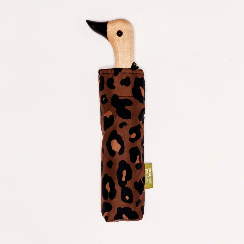 Leopard – Ombrello compatto sostenibile | Original Duckhead