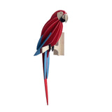 Pappagallo Scarlet Macaw Bright Red 50 cm – Decorazione Tropicale in Legno | Lovi
