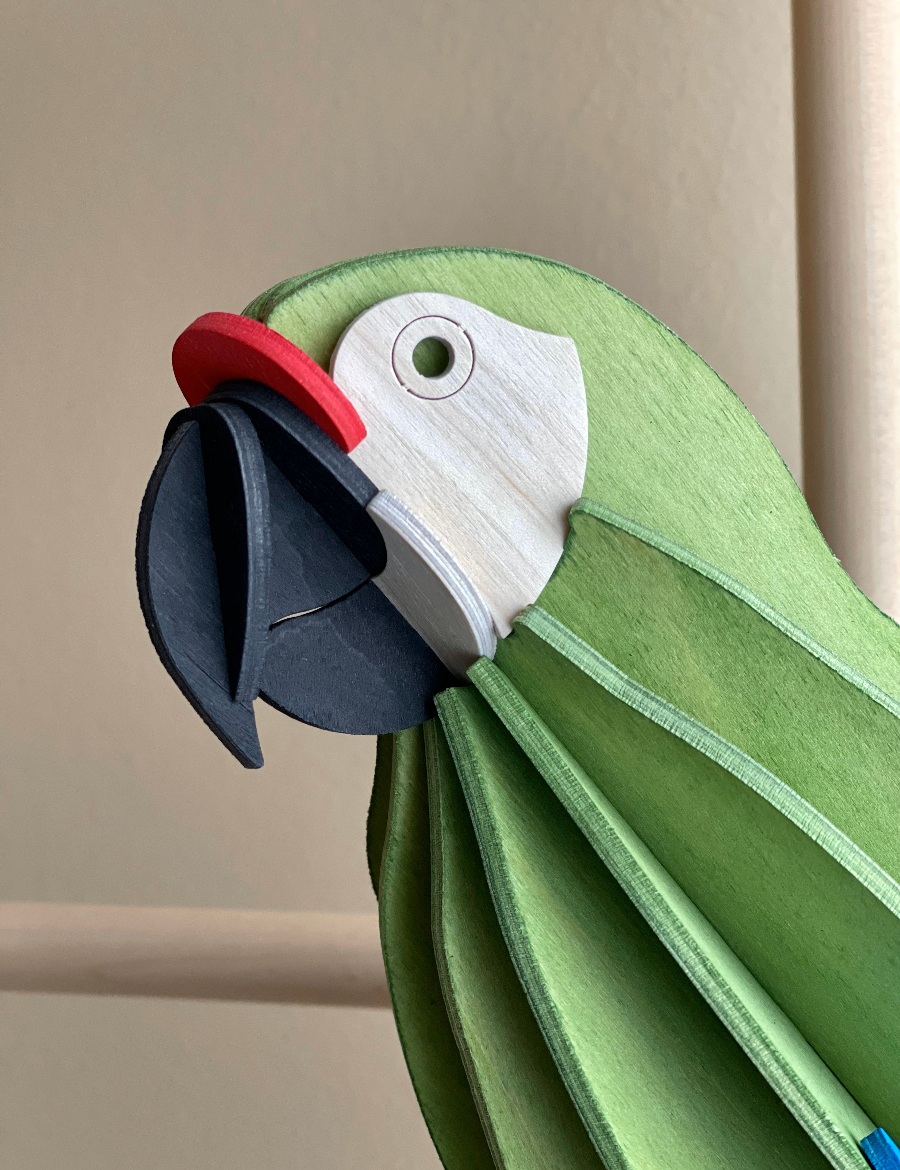 LoviParrot50cmGreen-GreatGreenMacaw_headdetails.jpg