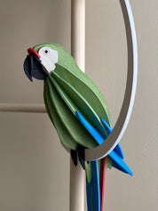 Pappagallo Great Green Macaw  50cm – Decorazione Tropicale in Legno | Lovi