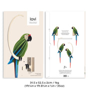 Pappagallo Great Green Macaw  50cm – Decorazione Tropicale in Legno | Lovi