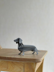 Lovi Dachshund – Bassotto Decorativo in Legno Grey | Lovi