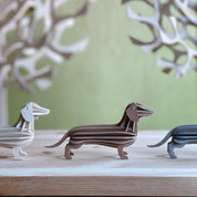 Lovi Dachshund – Bassotto Decorativo in Legno Grey | Lovi