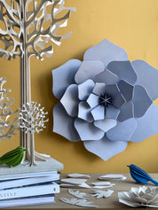 Lovi Decor Flower – Fiore Decorativo in Legno Flax Blue | Lovi