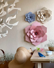 Lovi Decor Flower – Fiore Decorativo in Legno Flax Blue | Lovi