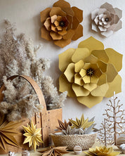 Lovi Decor Flower – Fiore Decorativo in Legno Honey Yellow | Lovi