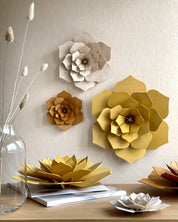 Lovi Decor Flower – Fiore Decorativo in Legno Honey Yellow | Lovi