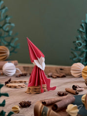 Lovi Elf "Bright Red" 16cm – Decorazione in legno 3D per casa e Natale | Lovi