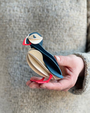 Lovi Puffin – Pulcinella di Mare in Legno Dark Blue | Lovi