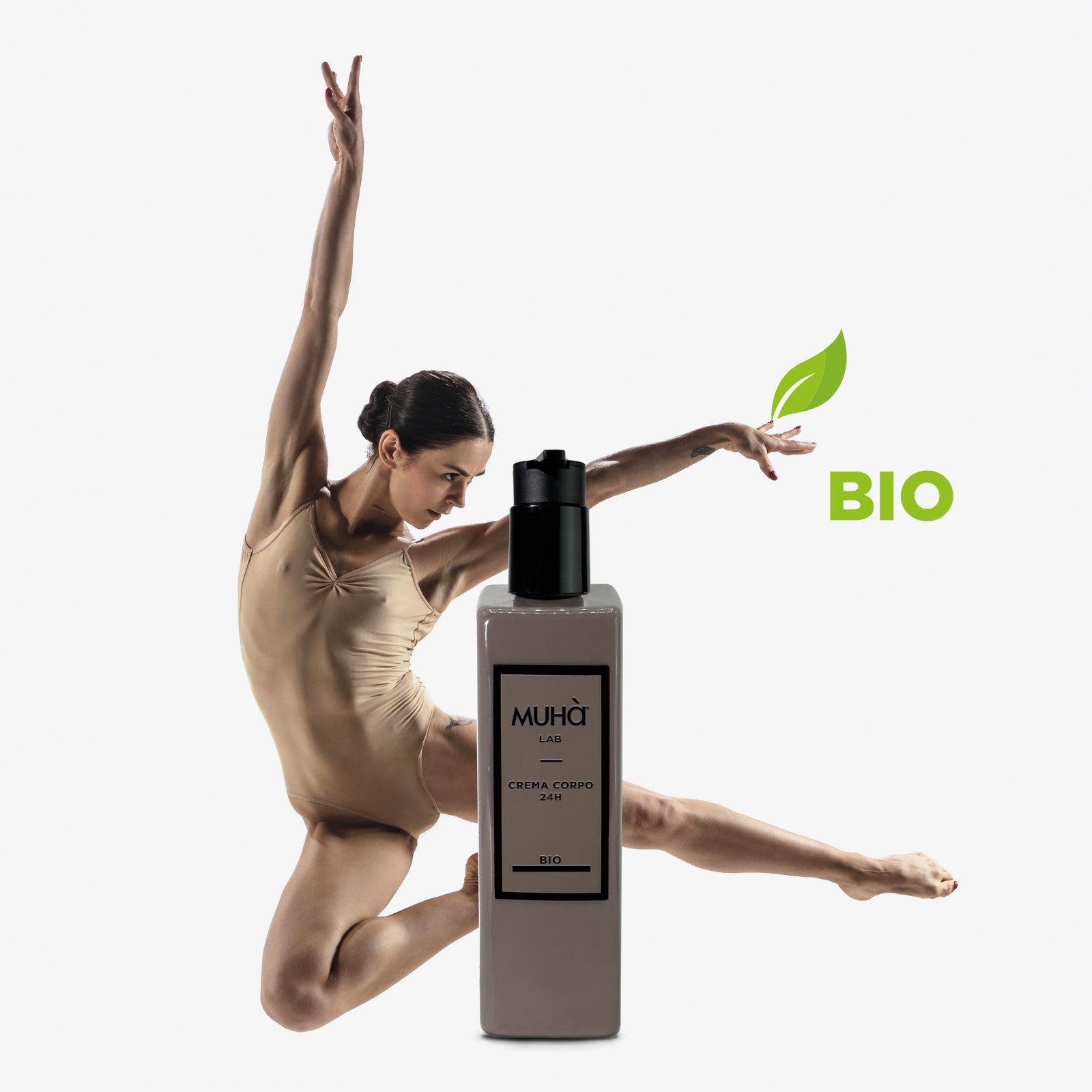Crema Corpo Idratante Ebano e Tè Bianco – Latte d’Asina, Argan, Olio d’Oliva & Karité | Pelle Morbida e Protetta | Muhà