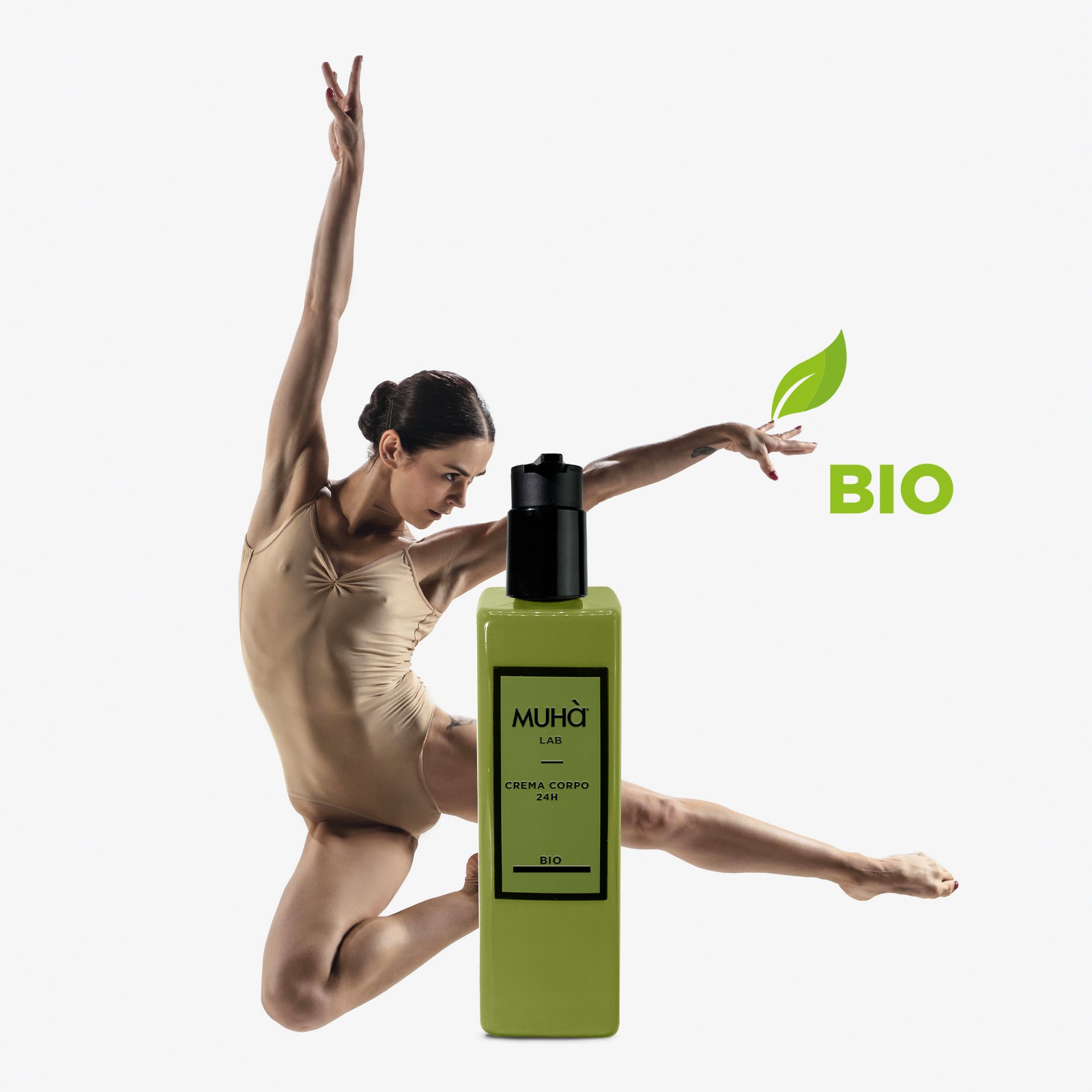 Crema Corpo Bergamotto e Ambre Gris – Latte d’Asina, Argan, Olio d’Oliva & Karité | Fragranza Fresca e Aromatica | Idrata & Tonifica | Muhà