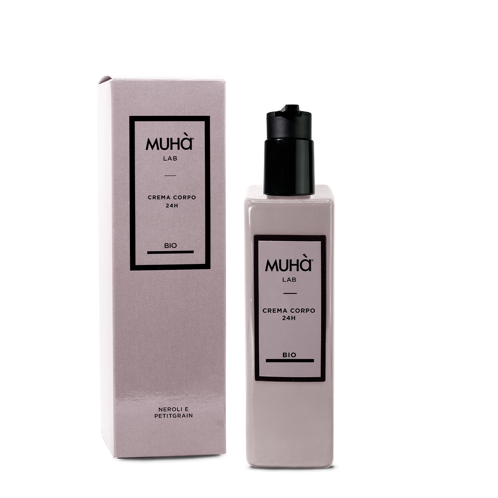 Crema Corpo Neroli e Petitgrain – Latte d’Asina, Argan & Karité | Fragranza Agrumata e Fiorita | Pelle Idratata & Protetta | Muhà