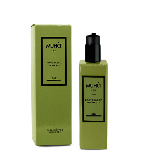 Bagnodoccia Bergamotto e Ambre Gris – Argan & Calendula | Fragranza Fresca, Aromatica & Lussuosa | Pelle Detergente & Idratata | Muhà