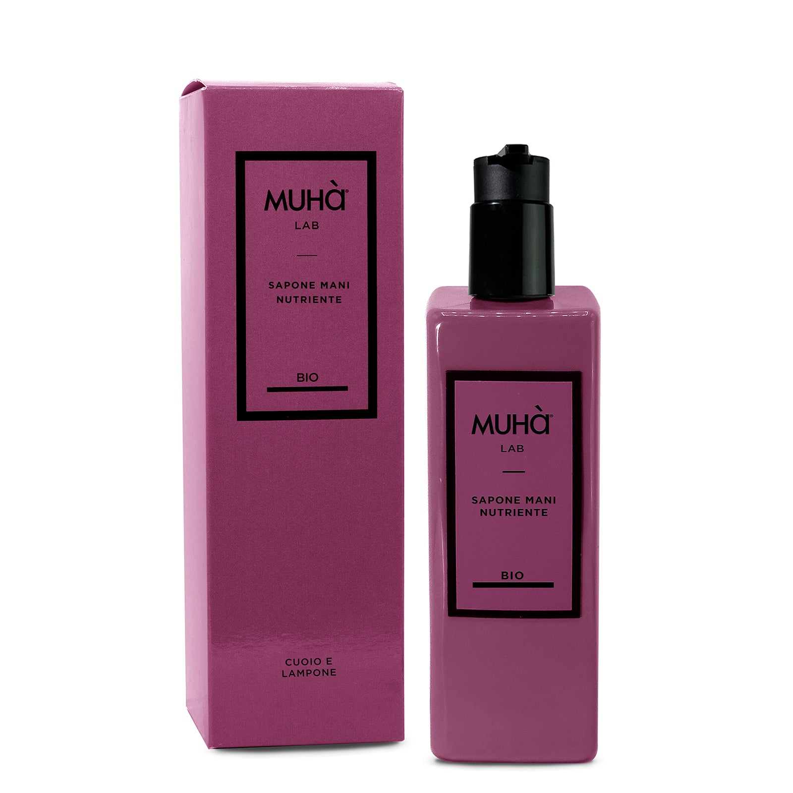 Sapone Mani Cuoio e Lampone – Argan & Calendula | Fragranza Dolce, Ambrata e Speziata | Mani Morbide & Protette | Muhà