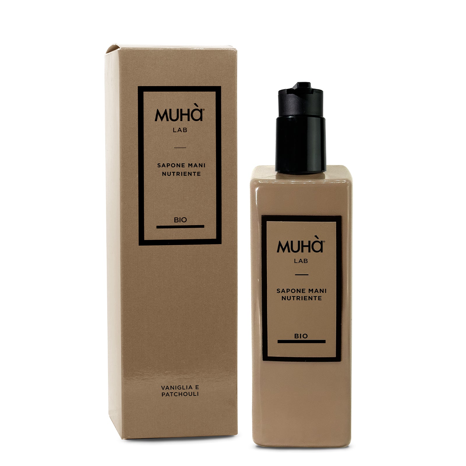 Sapone Mani Vaniglia e Patchouli – Argan & Calendula | Fragranza Gourmand, Dolce & Avvolgente | Mani Detergenti & Nutrienti | Muhà