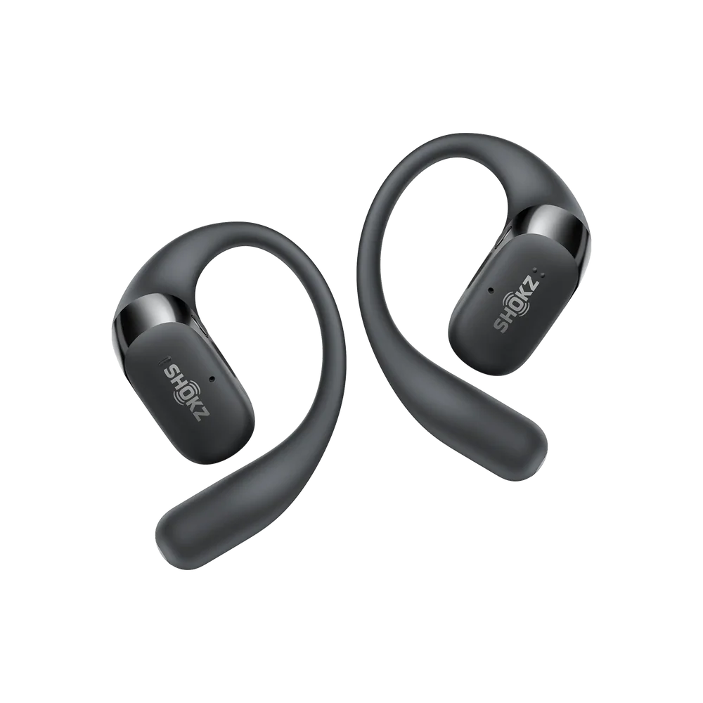 OpenFit 2+ Nero – Auricolari open-ear True Wireless con audio Dolby e multipoint | SHOKZ