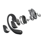 OpenFit 2+ Nero – Auricolari open-ear True Wireless con audio Dolby e multipoint | SHOKZ