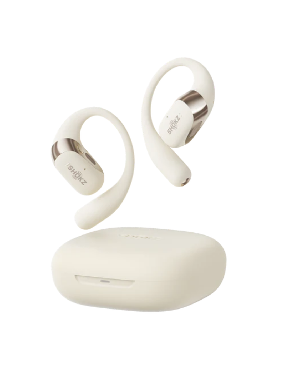 OpenFit 2 Beige – Auricolari open-ear True Wireless con bassi potenziati | SHOKZ