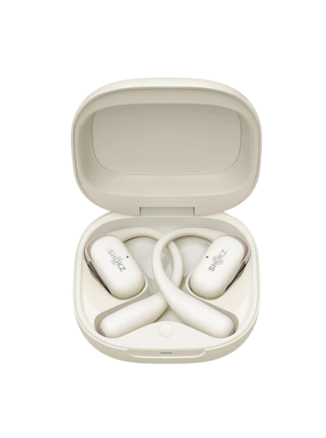 OpenFit 2 Beige – Auricolari open-ear True Wireless con bassi potenziati | SHOKZ