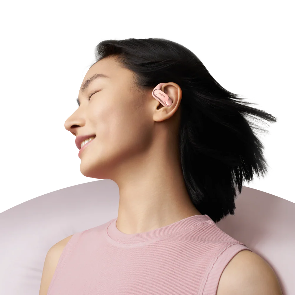 OpenFit Air Rosa – Auricolari open-ear True Wireless con gancio flessibile | SHOKZ