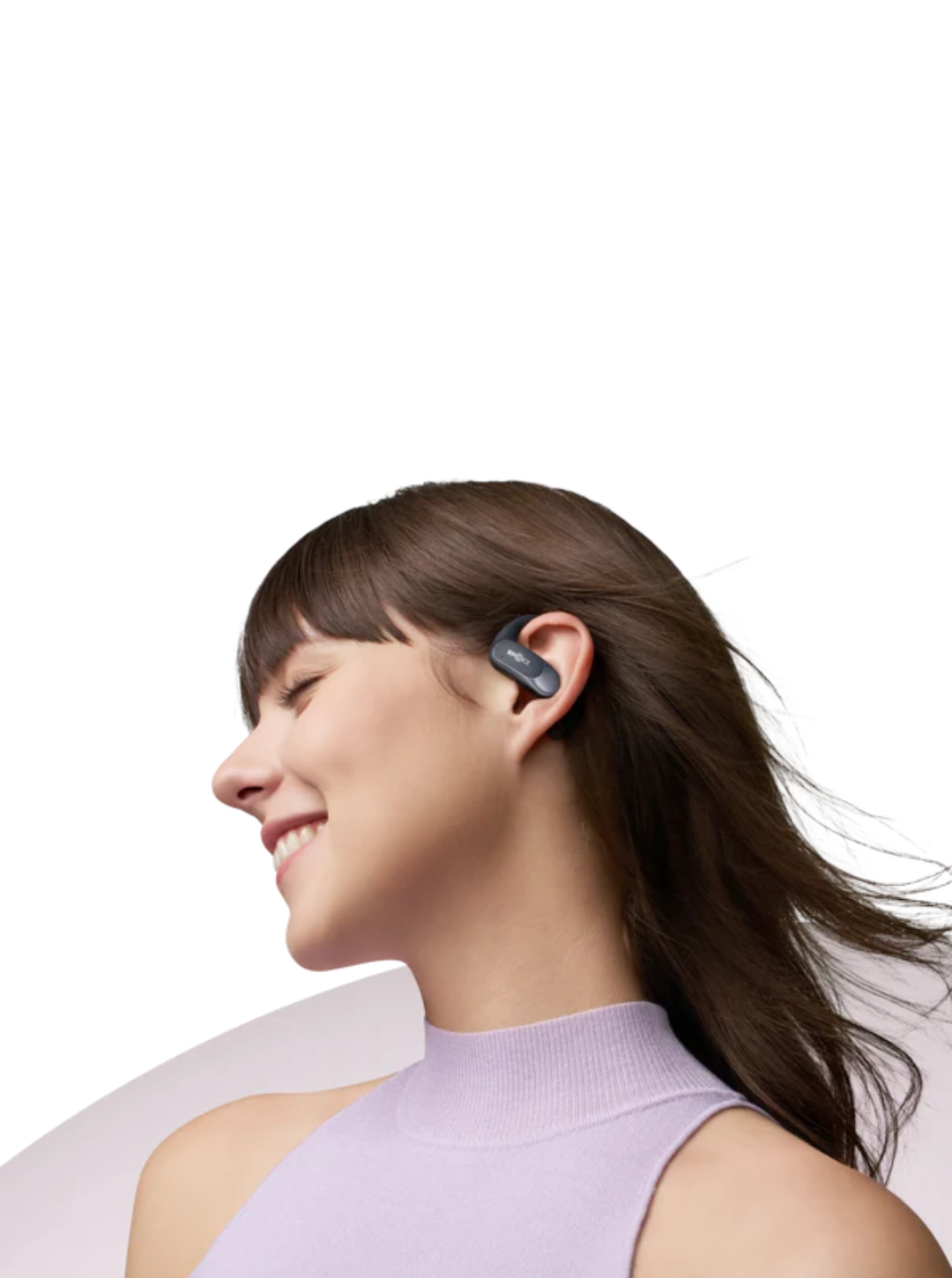 OpenFit Air Nero – Auricolari open-ear True Wireless con gancio flessibile | SHOKZ