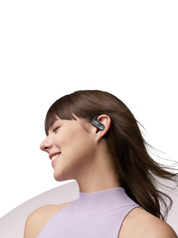 OpenFit Air Nero – Auricolari open-ear True Wireless con gancio flessibile | SHOKZ