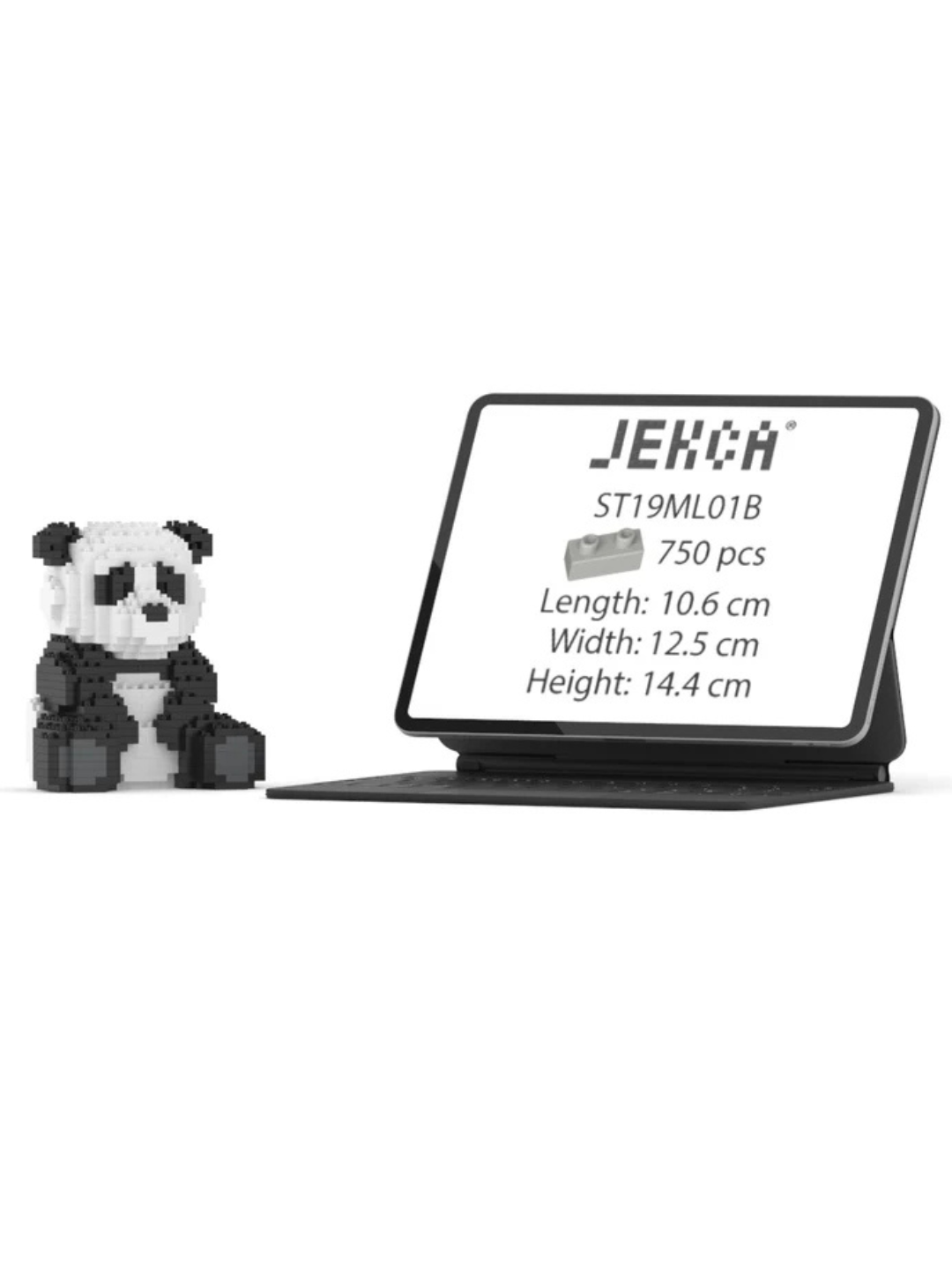 Panda 01S Building Block Model – Realistic Panda Construction Set | Jekca